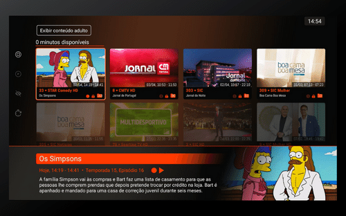 agendamento de gravacoes na app nowo tv